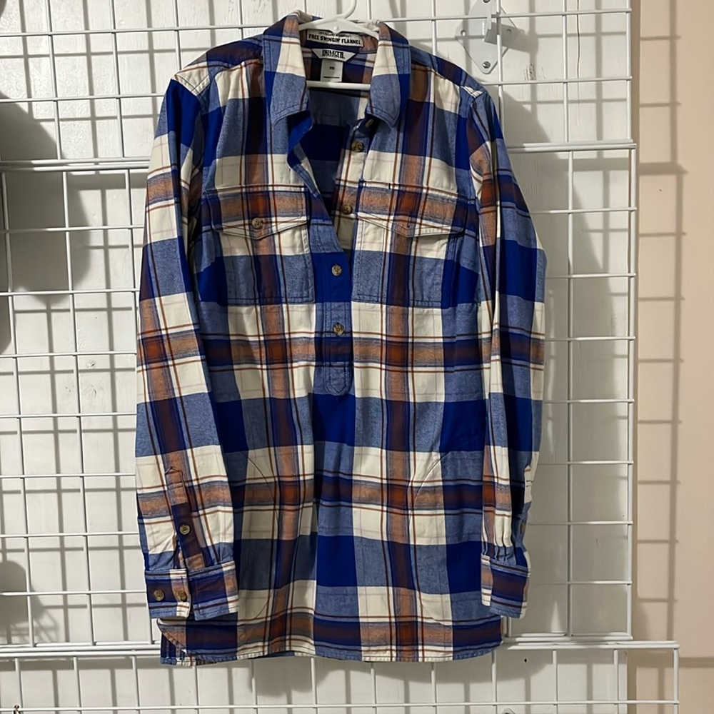 Duluth Trading Co, women’s flannel tunic